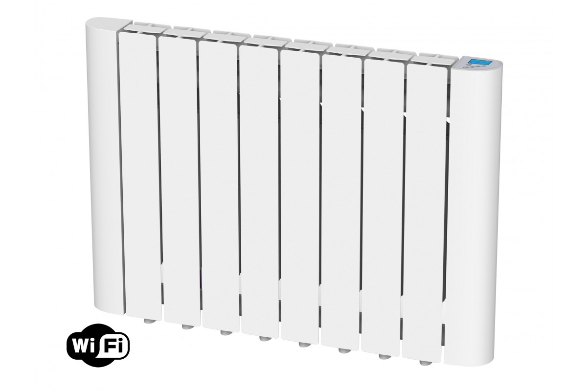 Digital Thermal Inertia radiator with internal fluid, 1500W, wifi, Radoil A1500